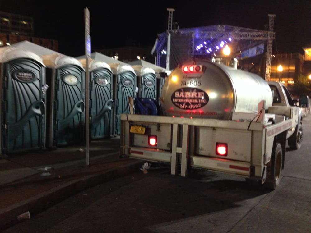 ADA Portable Restroom team